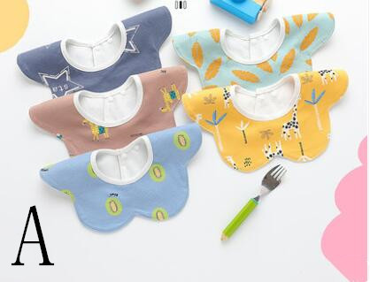 よだれかけ ベビースタイ 可愛い 5枚セット ベビーグッズ 赤ちゃん 出産祝い プレゼント おしゃれ かわいい 女の子 お食事エプロン 男の子 360度円形 Sale 78 Off