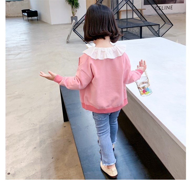 カーディガン 子供 キッズ ニット アウター セーター 長袖 おしゃれ トップス 韓国風 子供服 女の子 キッズ服 秋 冬 人気 可愛い  :ktf16:花の海ストア - 通販 - Yahoo!ショッピング