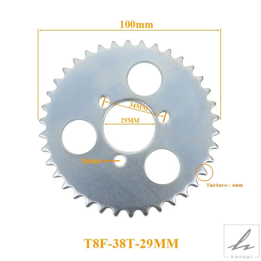 並行輸入品】 T8F チェーン リアスプロケット 35 44 54 64 74