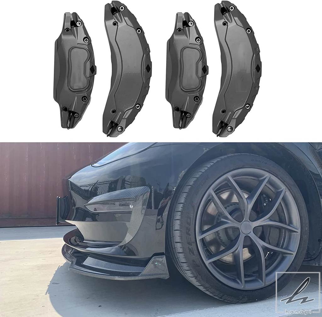 キャリパーカバー 2017 ～ 2023 テスラ モデル 3 用 テスラ モデル3 2017 - 23用ブレーキキャリパーカバー4個