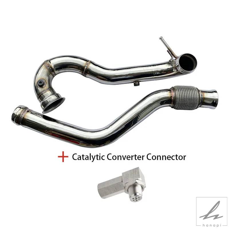 A45 キャタレスダウンパイプ MERCEDES-BENZ ダウンパイプ AMG A45 CLA45 GLA45 W176 C117