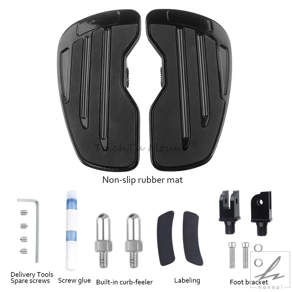 並行輸入品】 1ペア モトドライバーフットボード フロントフットレスト