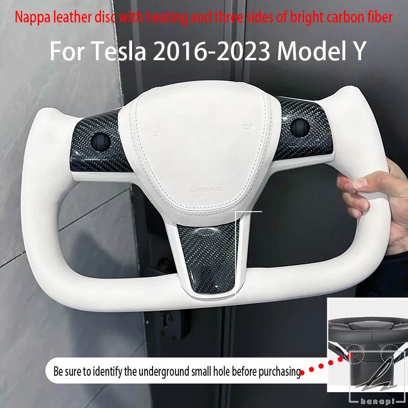 並行輸入品】テスラ モデル3 モデルY ヨークハンドル ヒーター付き