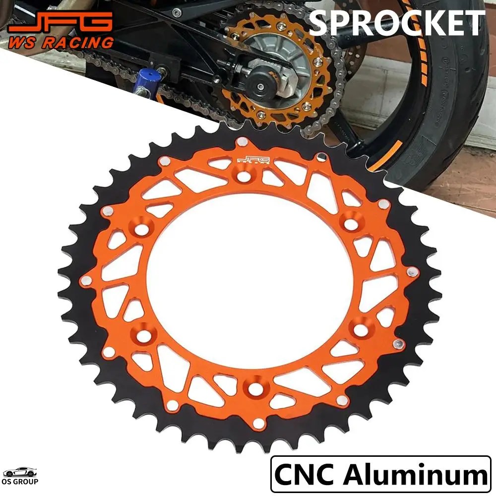並行輸入品】 バイク CNC リア チェーン スプロケット 42T 45T 48T 50T