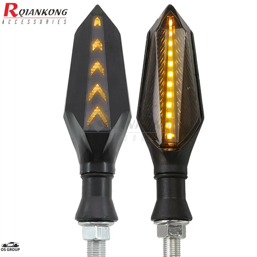 並行輸入品 バイク ウィンカー LED 流れる Flashing ライト ヤマハ 