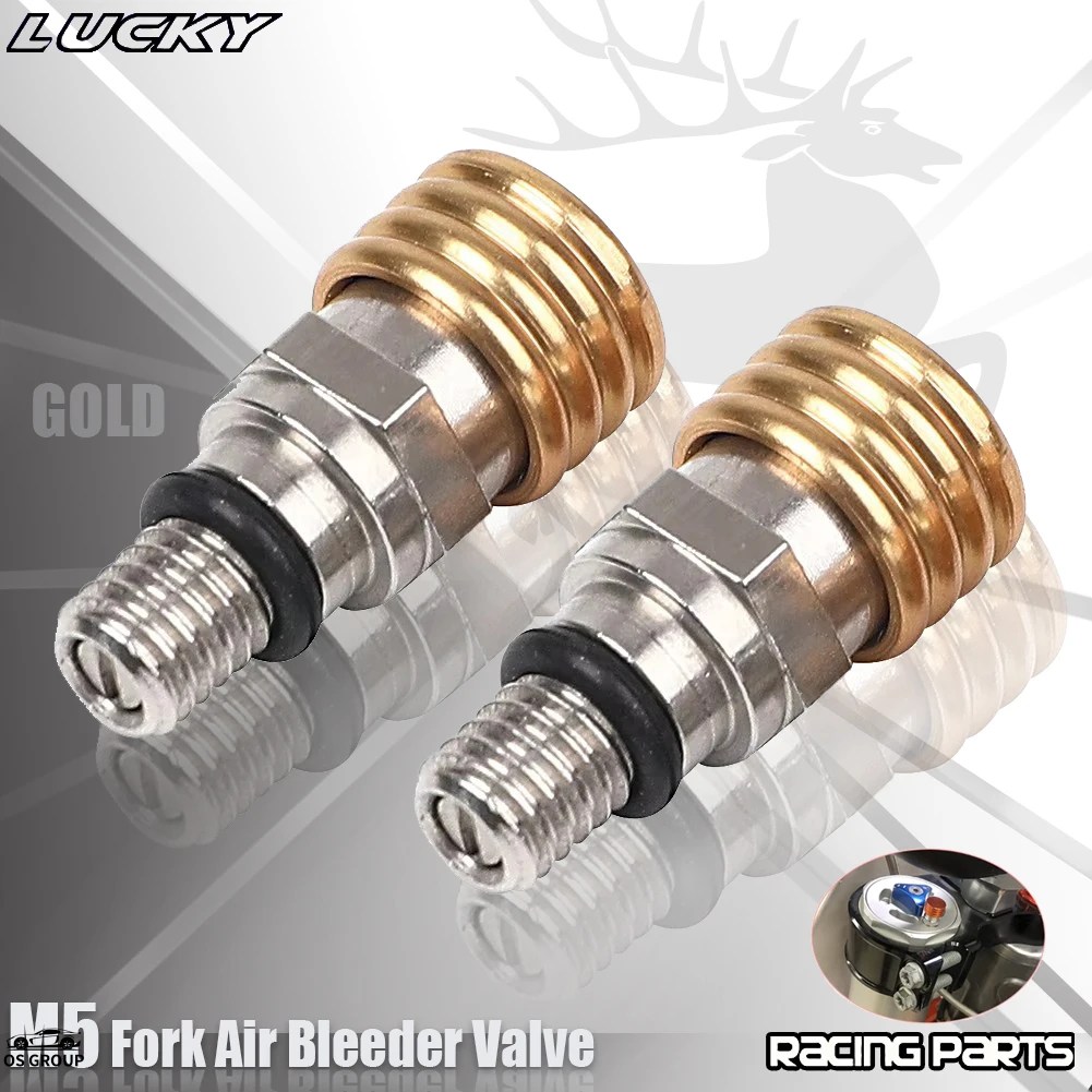 並行輸入品】 M5 スクリュー フロント フォーク エアー Bleeder Relief