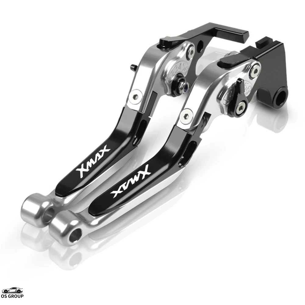 BONFUN For YAMA-HA Xmax 250 300 125 400 X-MAX 2017-2022 3D Folding Extendable Rhombus Parking Brake Levers Motorcycle Brake Clutch Automatic Lock 2