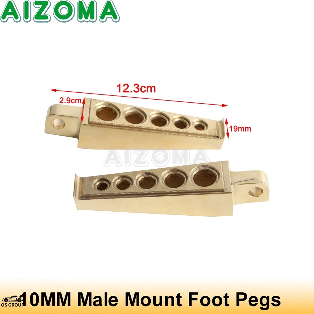 並行輸入品 汎用 1 インチハンドル バー グリップ レトロ Brass バイク