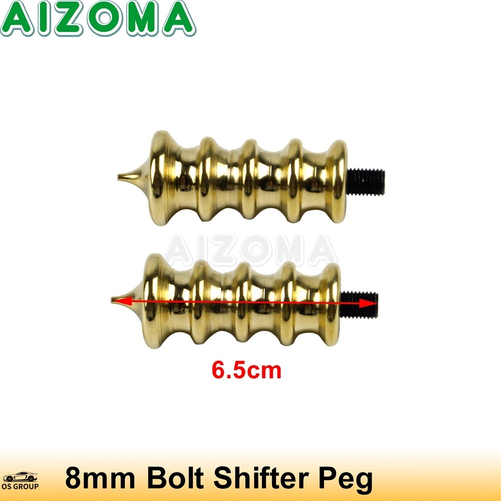 並行輸入品 汎用 1 インチハンドル バー グリップ レトロ Brass バイク