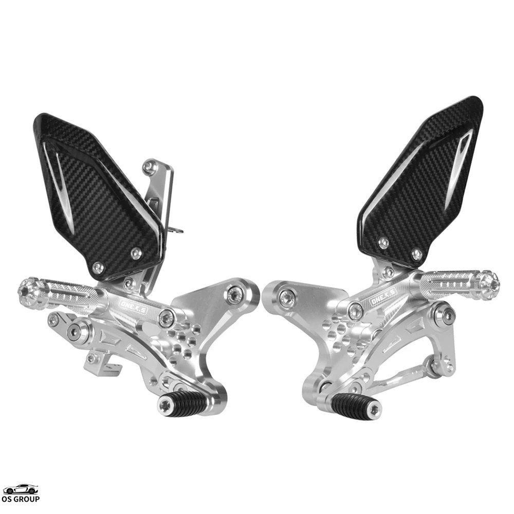 並行輸入品】 ZX-4R ZX-4RR バイク 調整可 フット レスト リアセット