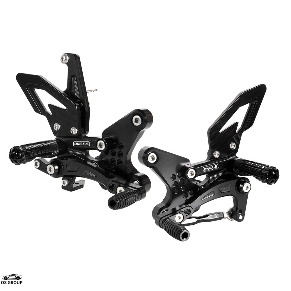 並行輸入品 ZX-4R ZX-4RR バイク 調整可 フット レスト リアセット