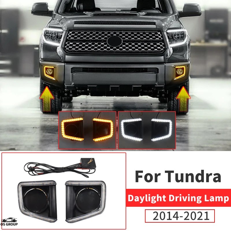 並行輸入品 2014年-2024 トヨタ タンドラ デイライト ランプ LED