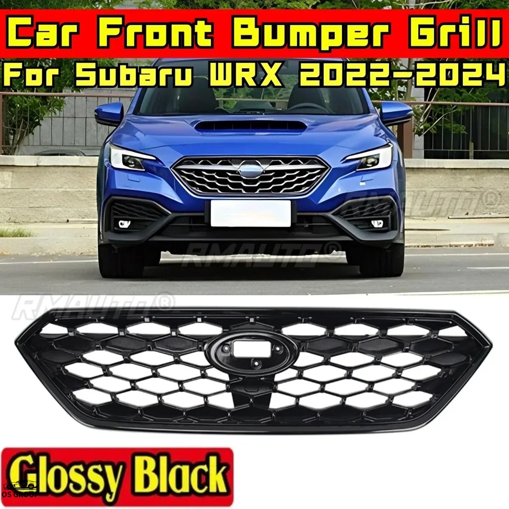 【並行輸入品】 スバル WRX 2022年-2024 キット フロント バンパー グリル レーシング グリル フロント グリル バンパー グリル グリル カスタム パーツの画像