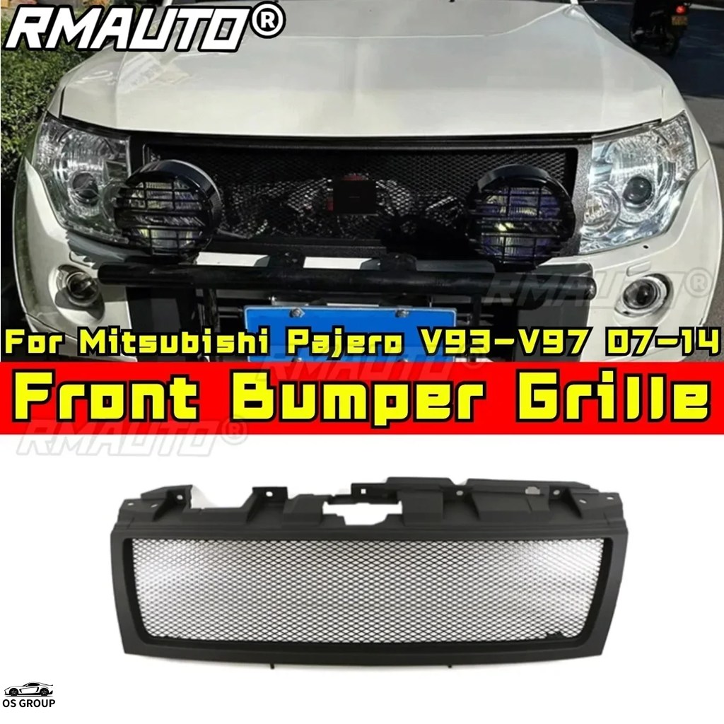 並行輸入品】 パジェロ バンパー グリル フロント レーシング ミツビシ