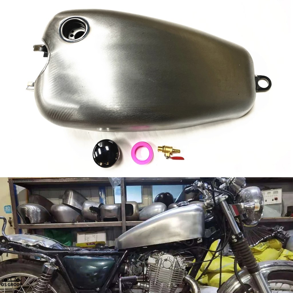 並行輸入品】 7L レトロ バイク ガソリン タンク W/ オイル キャップ