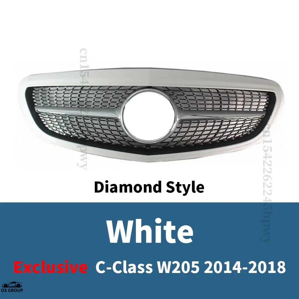 並行輸入品 フロント グリル レーシング フード メッシュ メルセデス C