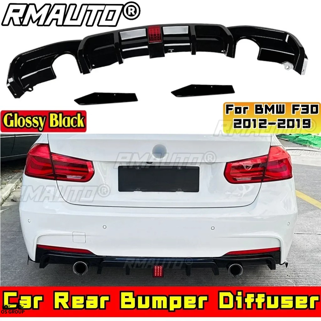 並行輸入品】 BMW F30 2012年-2019年 リア バンパー リップ つやあり