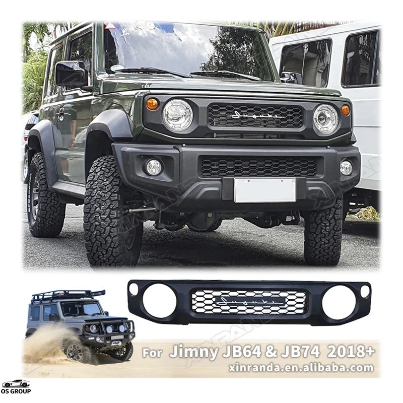 並行輸入品】 レーシング グリル フロント メッシュ スズキ ジムニー