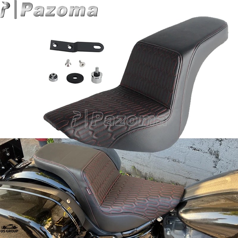 PAZOMA バイク フロント リア Two up シート ハーレー