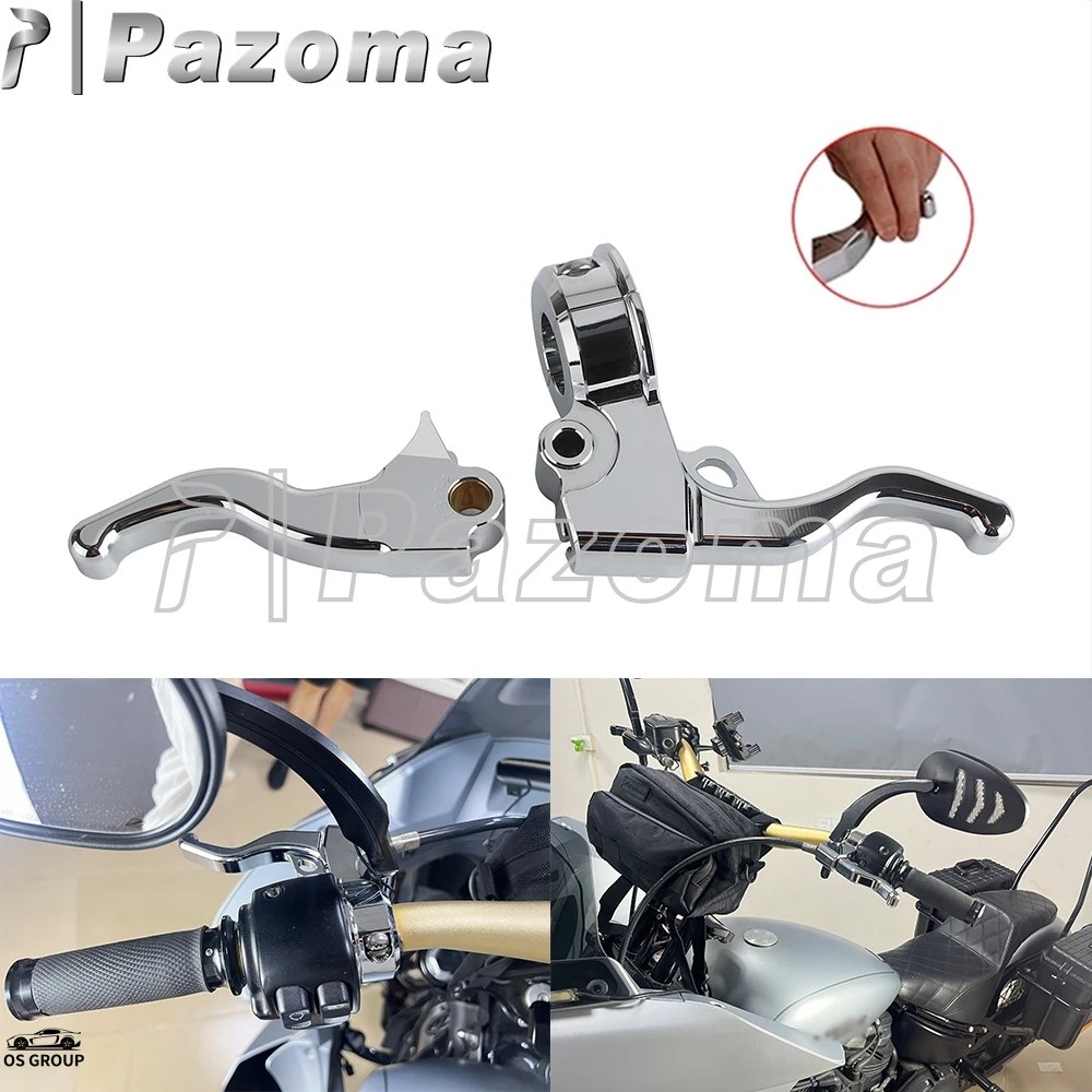 並行輸入品 バイク 左 右 ブレーキ レバー クラッチ ハーレー