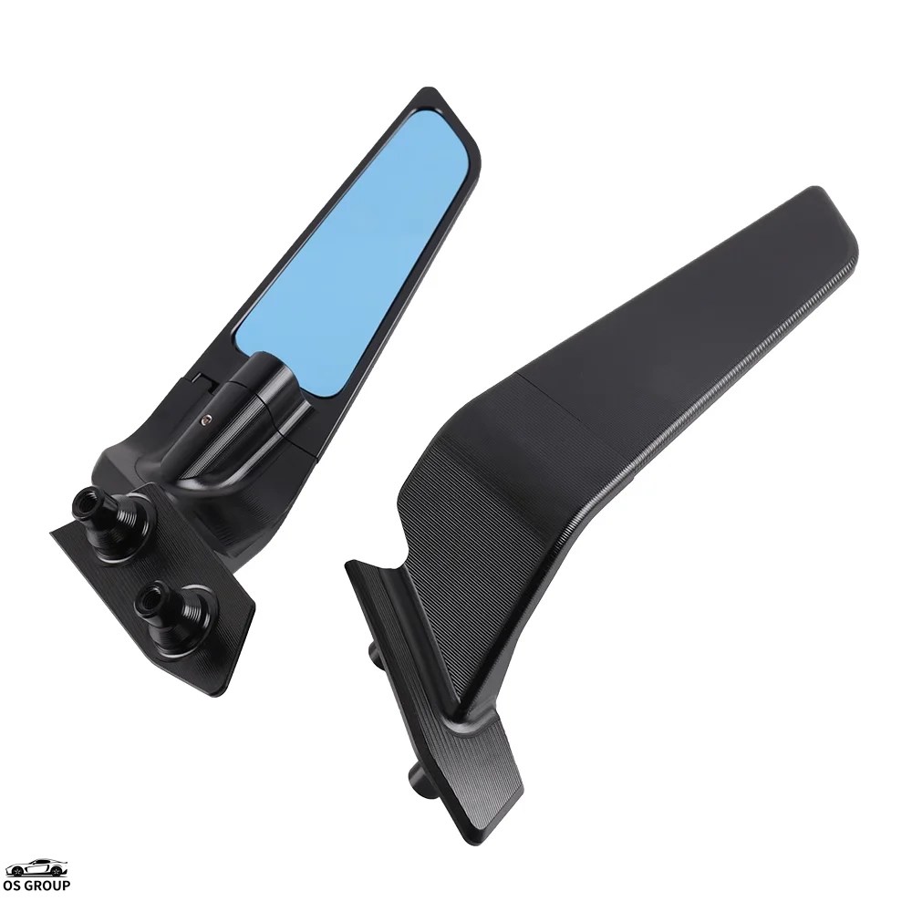 並行輸入品 S1000RR バイク ミラー 風防 ウィング 調整可 Rotating