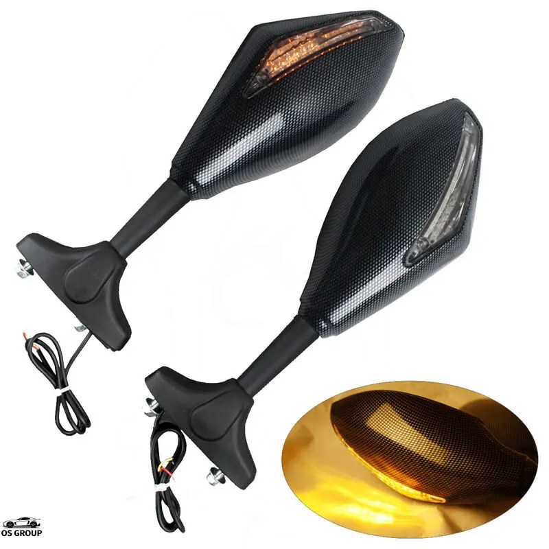 並行輸入品】 バイク LED ウィンカー View ミラー カワサキ ZX-6R