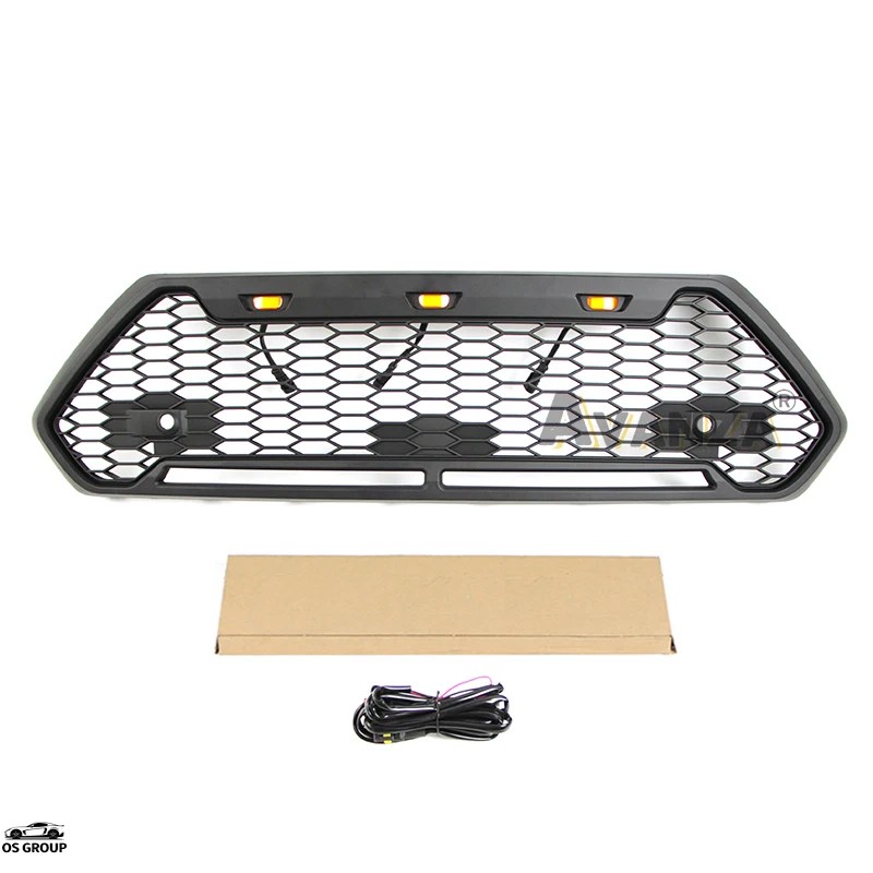 並行輸入品 フロント グリル ライト ハニカム トヨタ Rav4 2019年-2023