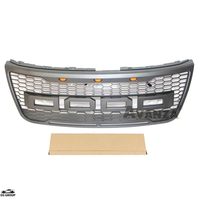 FORD フロントグリル LEDライト付き 並行輸入品 フロント グリル LED ライト バンパー 2012年-2015年