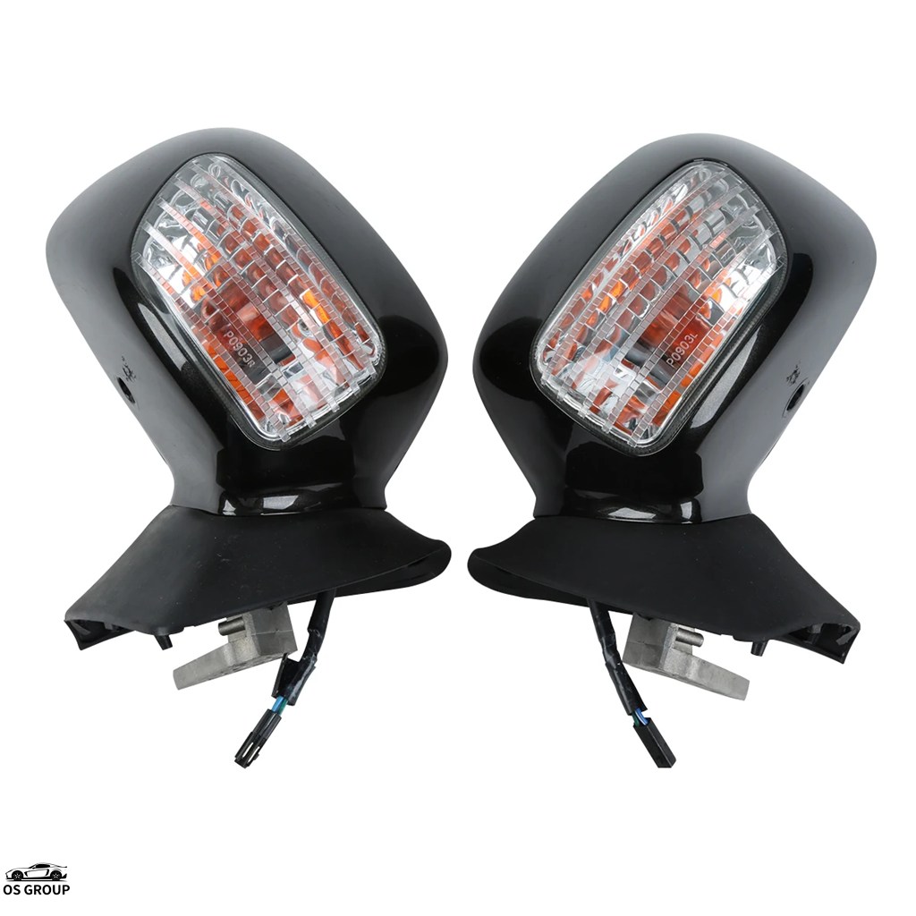 並行輸入品 バイク リア サイド ミラー ウィンカー ホンダ ゴールド