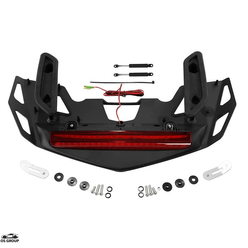【並行輸入品】 バイク リア トランク ラゲッジ ラック LED ブレーキ ライト ランプ ホンダ GL1800 2021年 2022年 2023 カスタム パーツの画像