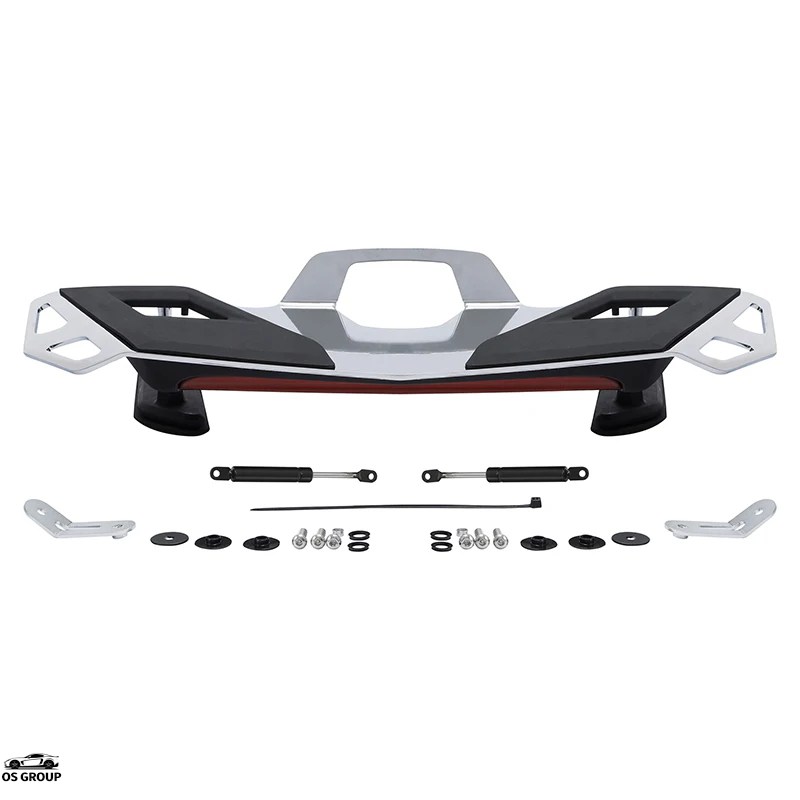 【並行輸入品】 バイク リア トランク ラゲッジ ラック LED ブレーキ ライト ランプ ホンダ GL1800 2021年 2022年 2023 カスタム パーツの画像