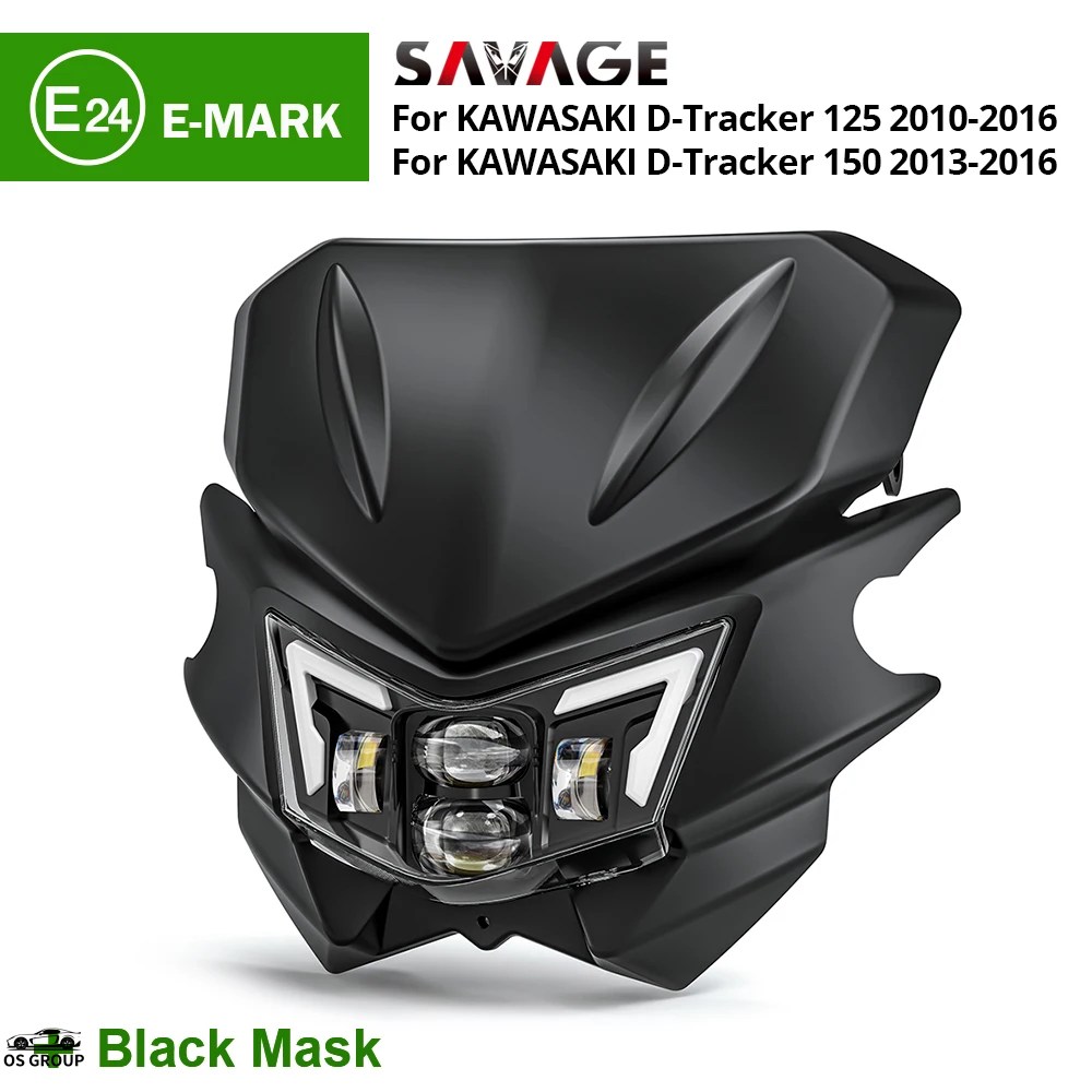 並行輸入品 E24 ヘッドライト アセンブリ カワサキ KLX250 KLX150 D-T