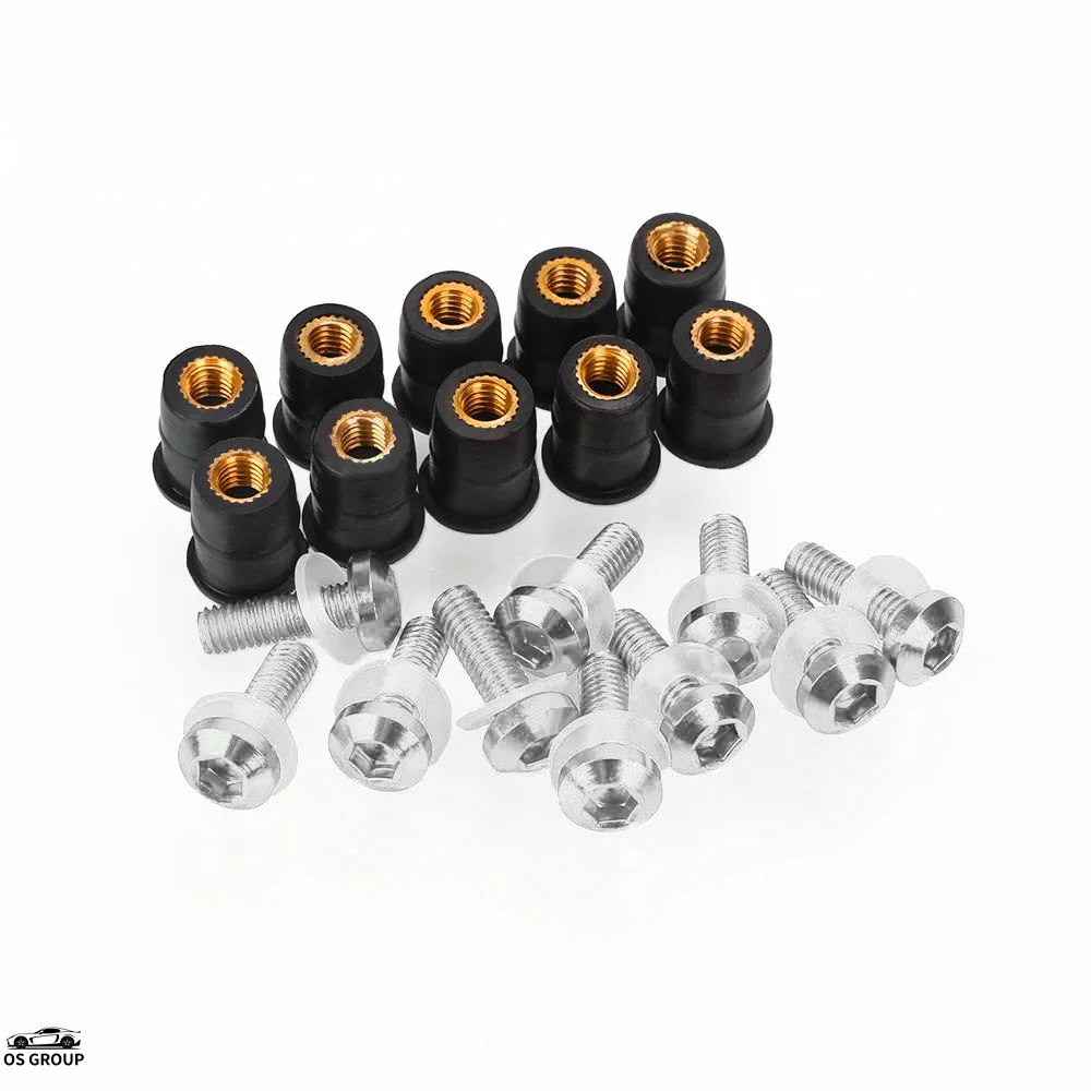 並行輸入品】 10P 風よけ 風防 ウインドシールド スクリュー Nut