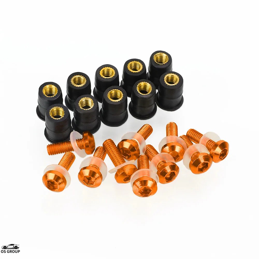 並行輸入品】 10P 風よけ 風防 ウインドシールド スクリュー Nut 