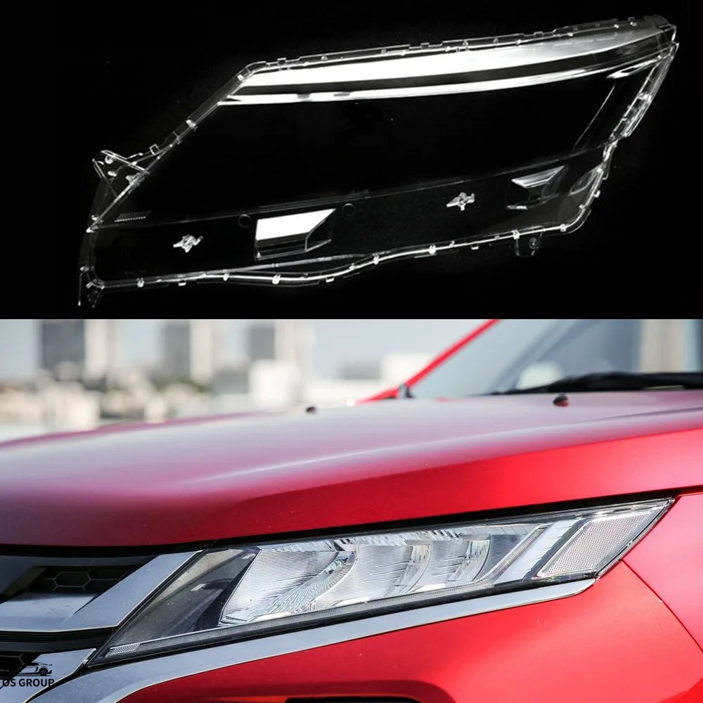 【並行輸入品】 ミツビシ ASX 2020年 2021年 透明 ランプシェード ランプ シェード フロント ヘッドライト ヘッドライト カバー レンズ Plexiガラス カスタムの画像