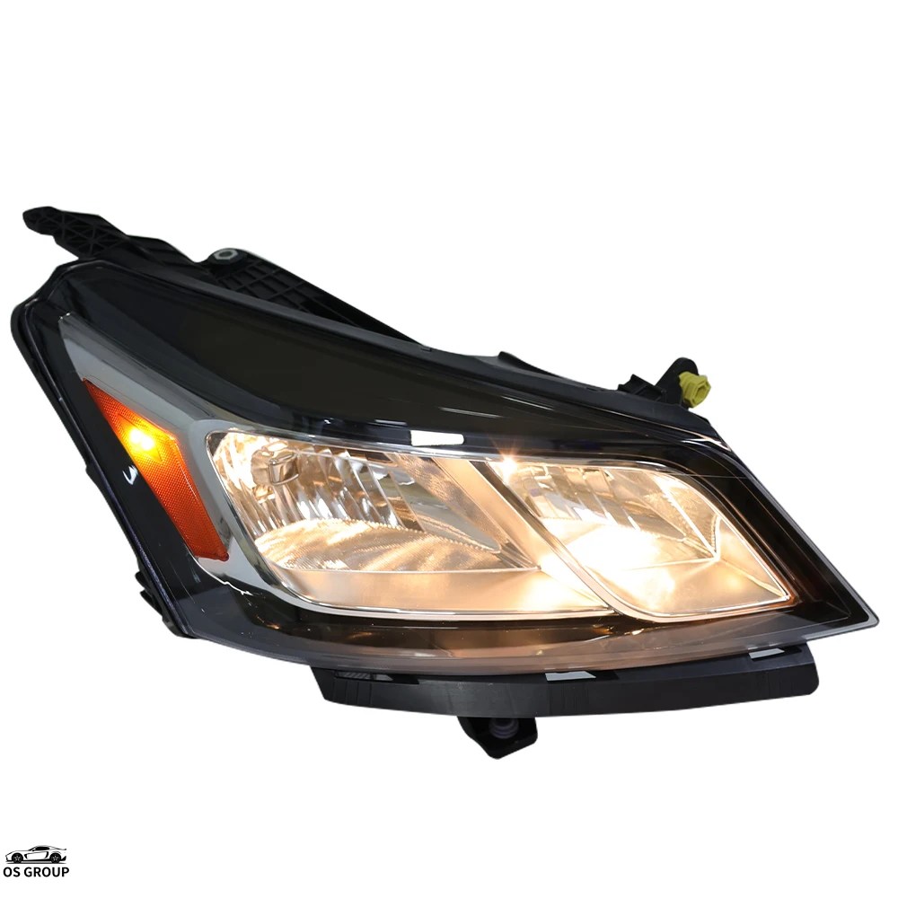 【並行輸入品】 ヘッドライト シボレー Traverse 2013年-2016年 2017年 フロント バンパー ヘッド ライト DRL ウィンカーs メッキ ヘッドライト 1pc カスタムの画像
