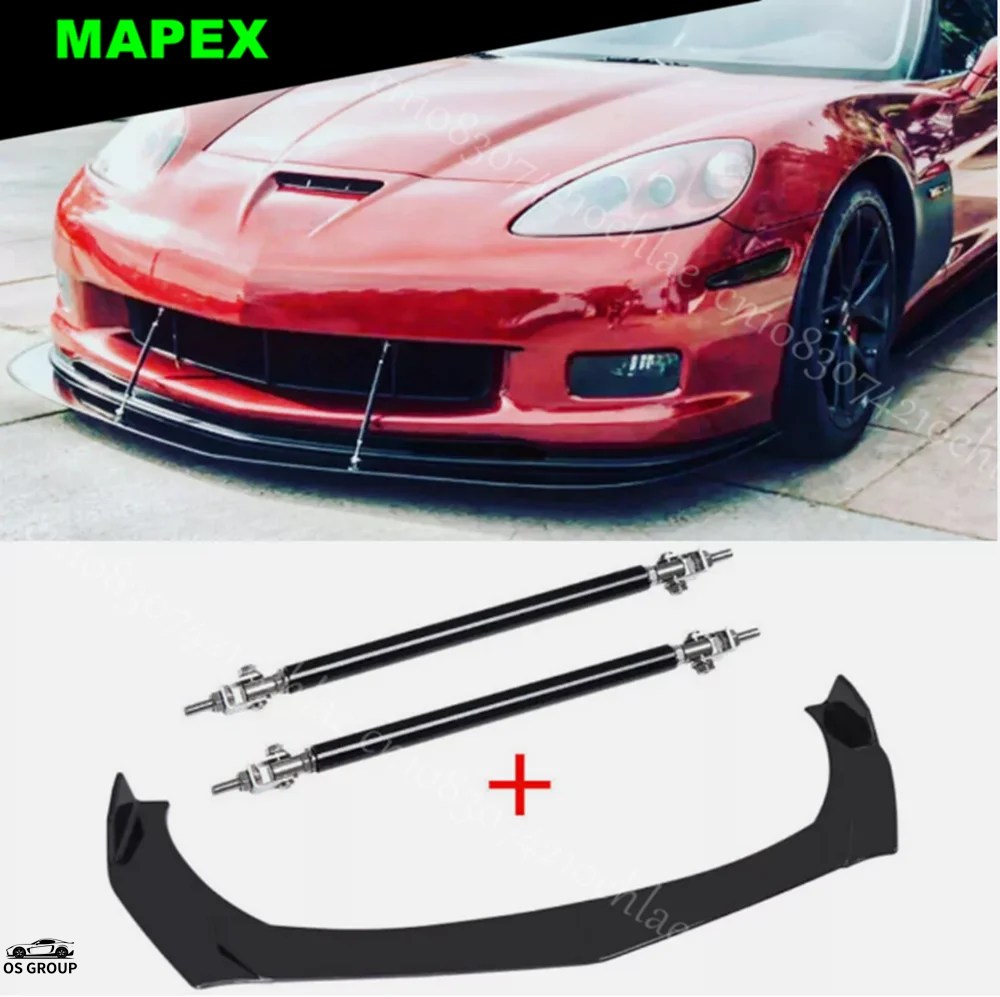 並行輸入品 シボレー コルベット C6 Z06 ZR1 フロント バンパー リップ