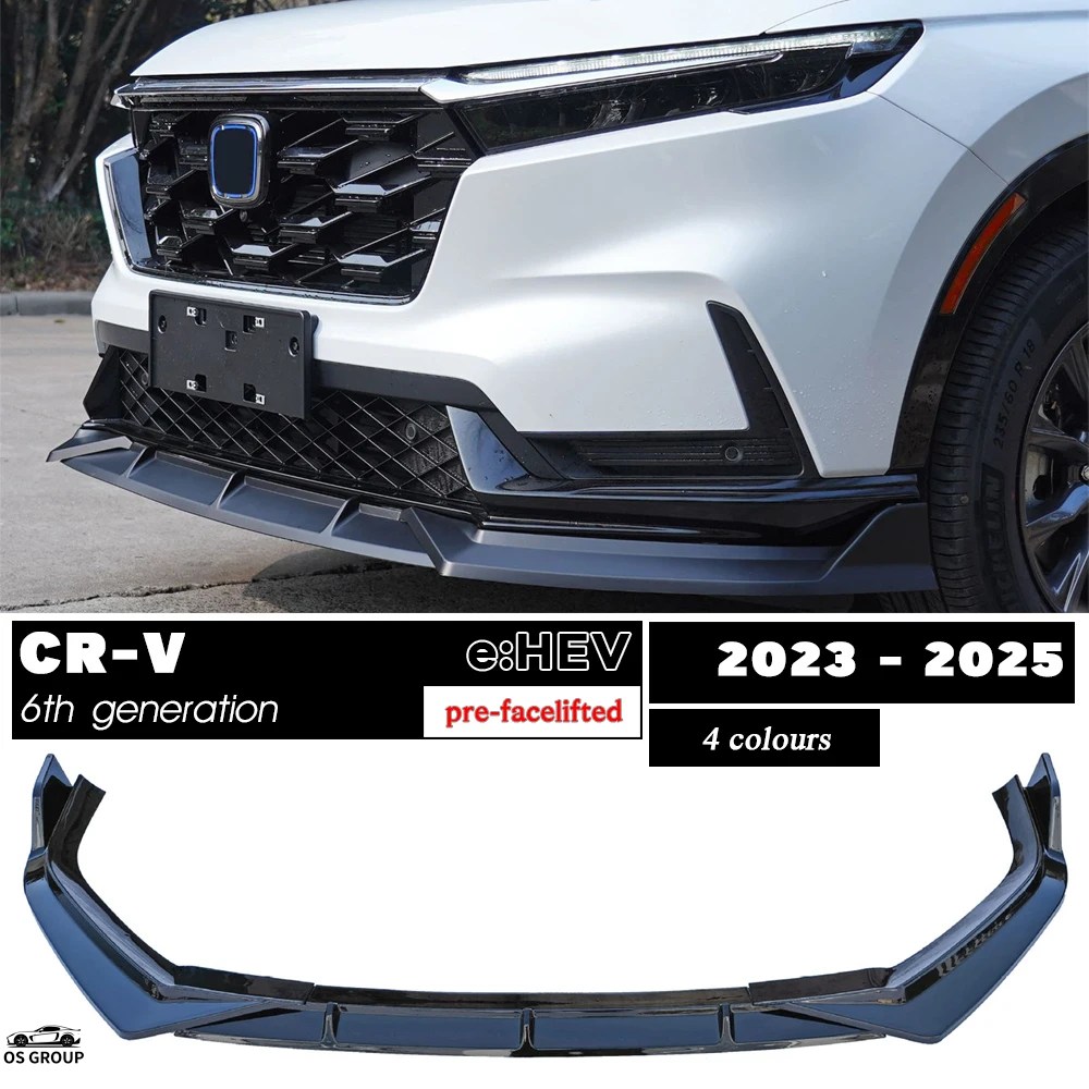 並行輸入品】 カーボン フロント バンパー リップ ブラック レッド