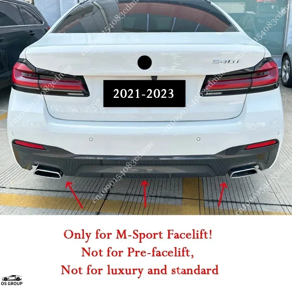 並行輸入品 リア バンパー デュフューザー リップ BMW 5 シリーズ G30