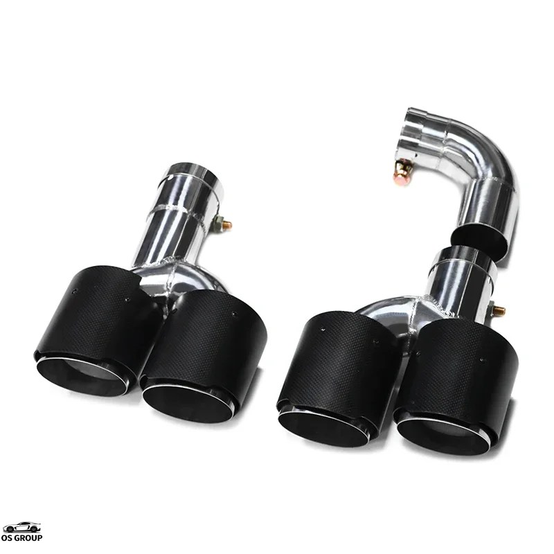 【並行輸入品】 BMW X3 G01 X4 G02 2022年+ Quad エキゾースト Changed X3M X4M バンパー エキゾースト Nozzle マフラー テールパイプ カスタム パーツの画像