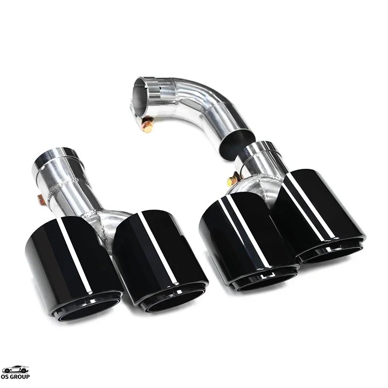 【並行輸入品】 BMW X3 G01 X4 G02 2022年+ Quad エキゾースト Changed X3M X4M バンパー エキゾースト Nozzle マフラー テールパイプ カスタム パーツの画像
