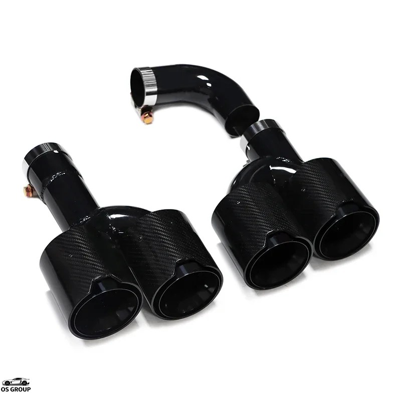 【並行輸入品】 BMW X3 G01 X4 G02 2022年+ Quad エキゾースト Changed X3M X4M バンパー エキゾースト Nozzle マフラー テールパイプ カスタム パーツの画像