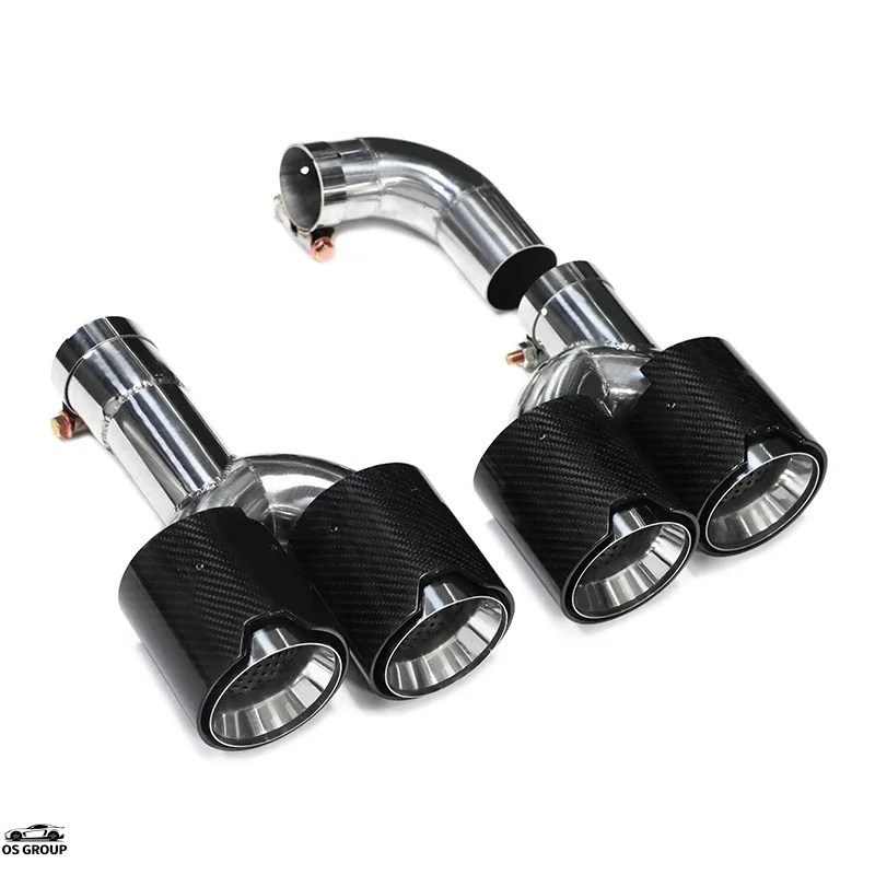 【並行輸入品】 BMW X3 G01 X4 G02 2022年+ Quad エキゾースト Changed X3M X4M バンパー エキゾースト Nozzle マフラー テールパイプ カスタム パーツの画像