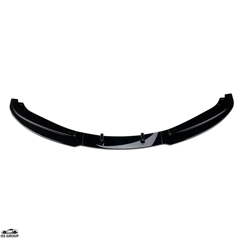 【並行輸入品】 ブラック フロント バンパー リップ スポイラー スプリッター BMW 3 シリーズ E90 E91 LCI フェイスリフト 325i 330i 2007年-2012年 カナードの画像