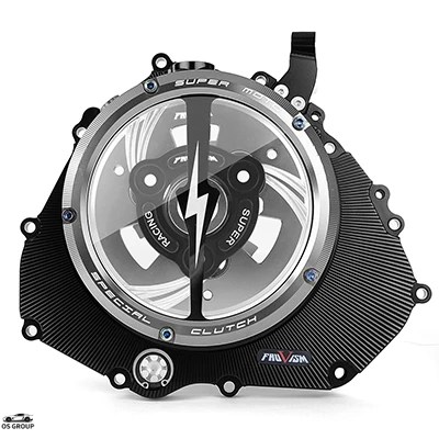 並行輸入品】 CNC エンジン レーシング クリア クラッチ カバー