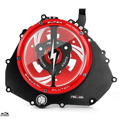 並行輸入品】 CNC エンジン レーシング クリア クラッチ カバー