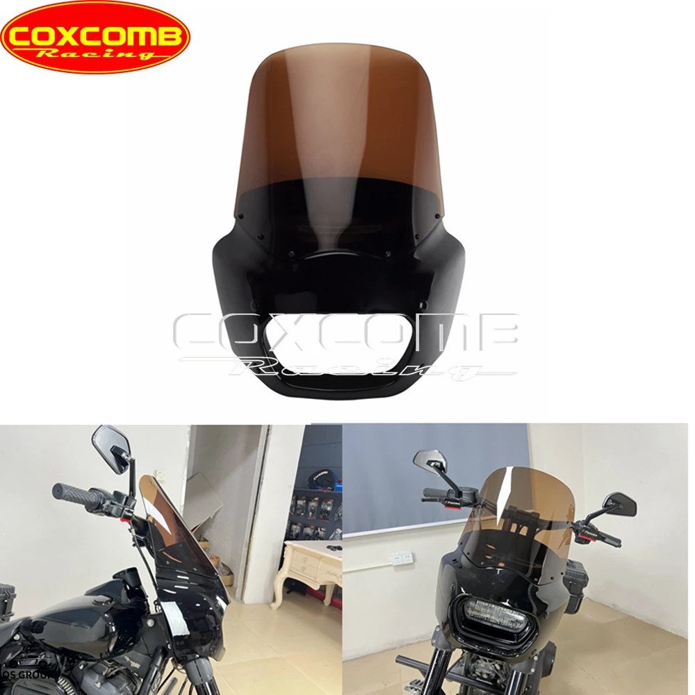 並行輸入品 11'' 15'' 風防スクリーン フェアリング ハーレー