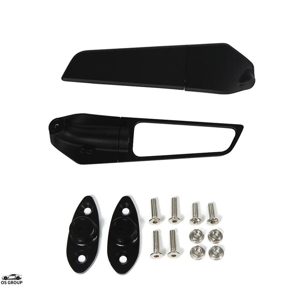 並行輸入品】 バイク Rotating 風防 ウィング リア サイド ミラー