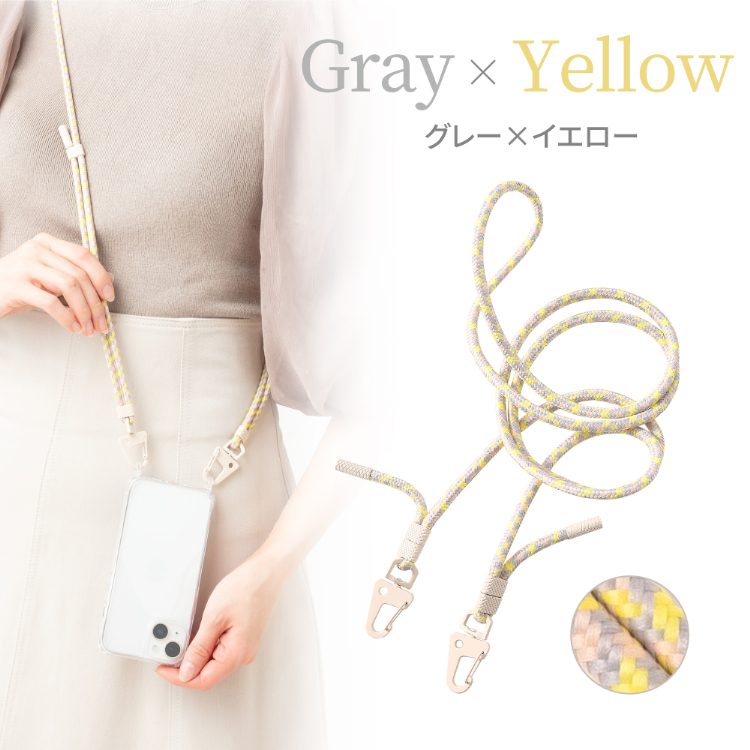 HanaRo スマホ ストラップ ショルダーストラップ カラビナ 落下防止