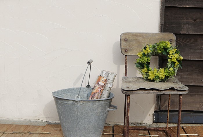 グリーンリース◇お部屋に緑を(*^-^*)/ プリザーブドフラワー : 富良野